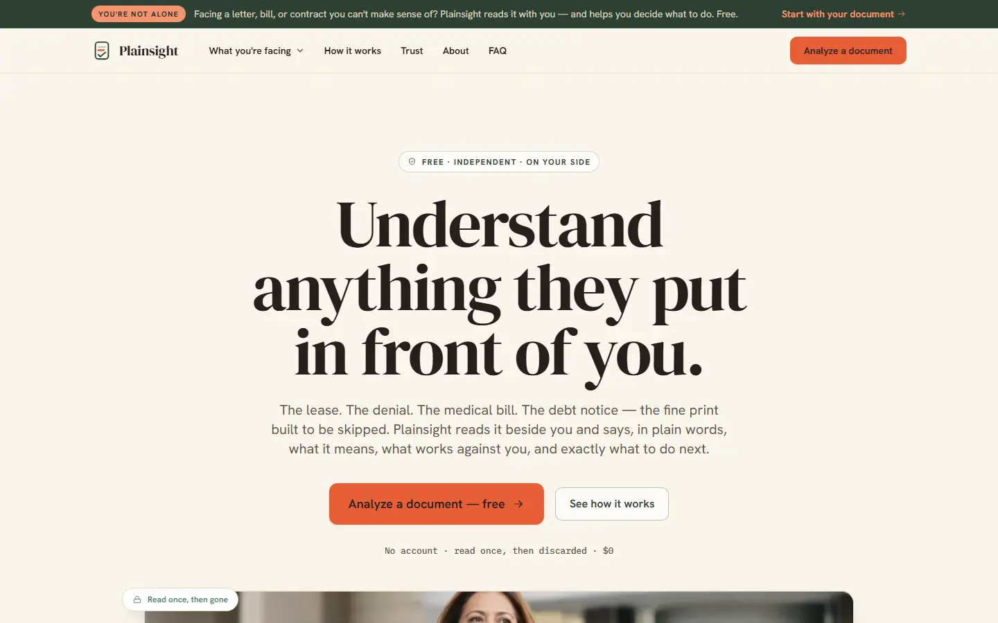 Plainsight live site — understand anything they put in front of you